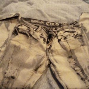 Ladies Premium Ten 25 Destress denim Jeans